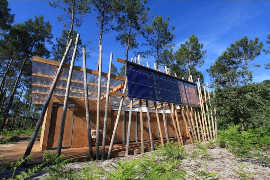 L’écologie au cœur du concept de ces cabanes dans les Landes