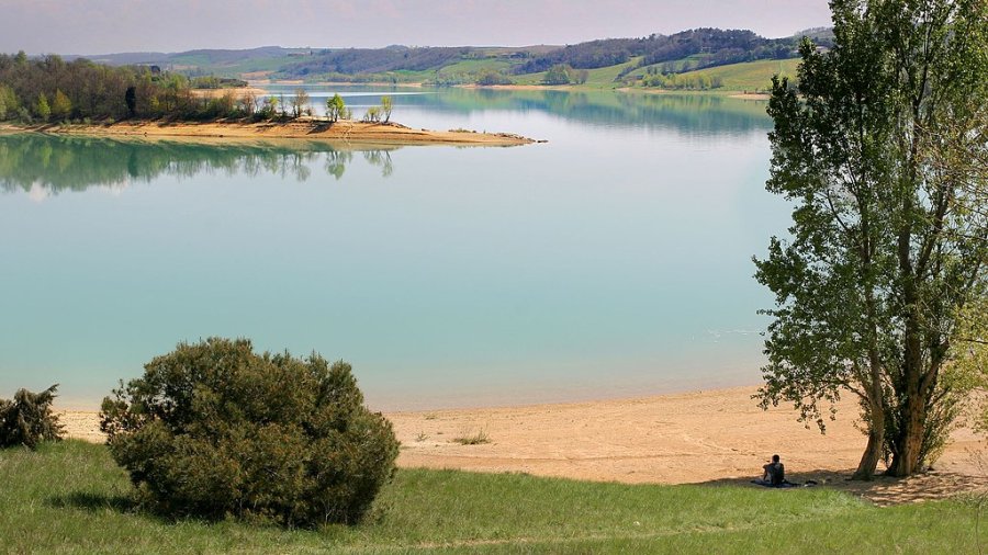 Le Lac de la Ganguise dans l