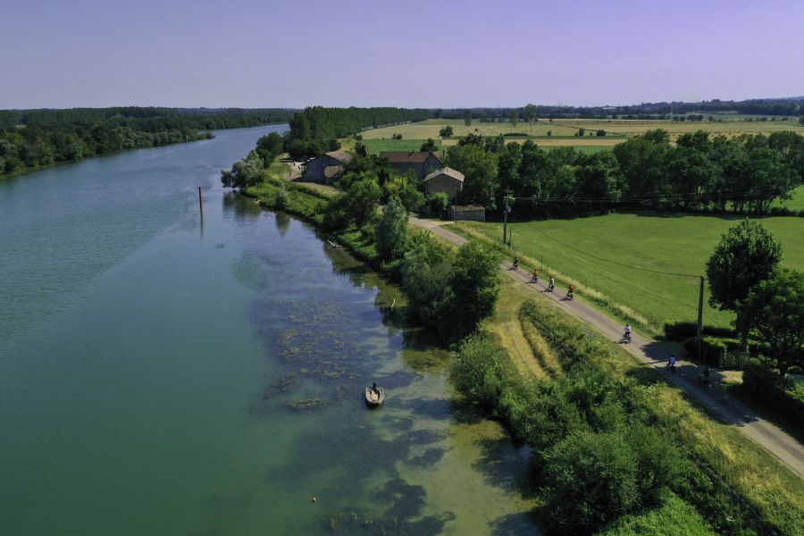 La Voie bleue, Moselle-Saône à vélo